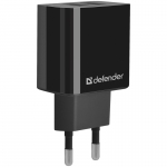 Зарядное устройство сетевое Defender UPC-21, 2*USB, 2.1А output, пакет, кабель microUSB в комплекте, черный, 83581