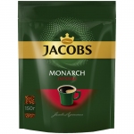 Кофе растворимый Jacobs "Monarch "Intense", сублимированный, мягкая упаковка, 150г, W8619/4251956/8051499