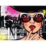 Картина по номерам на холсте ТРИ СОВЫ "Wow. Fashion", 30*40, с акриловыми красками и кистями, КХ_44125