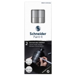 Набор маркеров для декорирования Schneider "Paint-It 060/061" 2шт., хром, 0,8мм + 2мм, картон. упаковка, ML06011501