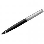Ручка-роллер Parker "Jotter Originals Black Chrome СT" черная, 0,8мм, подарочная упаковка, 2096907