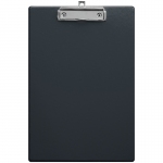 Планшет с зажимом OfficeSpace А4, ПВХ, черный, ПСЗ4_68946