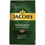 Кофе в зернах Jacobs "Monarch", вакуумный пакет, 800г, 8051348