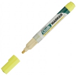 Маркер меловой MunHwa "Chalk Marker" желтый, 3мм, спиртовая основа, пакет, CM-08