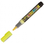 Маркер меловой MunHwa "Black Board Marker" желтый, 3мм, водная основа, BM-08