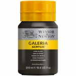 Краска акриловая художественная Winsor&Newton "Galeria", 250мл, туба, черная слоновая кость, 2137331