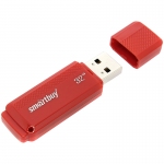 Память Smart Buy "Dock"  32GB, USB 2.0 Flash Drive, красный, SB32GBDK-R