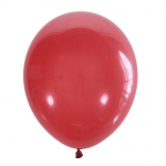 Воздушные шары,  100шт., М12/30см, ПатиБум, красный, пастель, 4607145436112