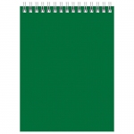 Блокнот А5 60л. на гребне BG "Для конференций", зеленый