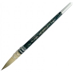 Кисть художественная синтетика Гамма "Модерн", круглая №12, французское крепление, короткая ручка, 1009012