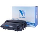 Картридж совм. NV Print CE255X (№55X) черный для HP LJ P3015d (12500стр.), NV-CE255X