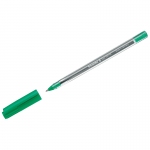 Ручка шариковая Schneider "Tops 505 M" зеленая, 1,0мм, прозрачный корпус, 150604