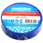 Изолента Smartbuy, 19мм*20м, 180мкм, синяя, инд. упаковка, SBE-IT-19-20-db
