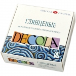 Краски акриловые Decola, 09 цветов, глянцевые, 20мл, картон, 2941115