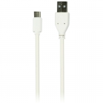 Кабель Smartbuy iK-3112, USB2.0 (A) - Type C, 2A output, 1м, белый, белый, iK-3112 white