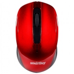 Мышь беспроводная Smartbuy ONE 332, красный, USB, 3btn+Roll, SBM-332AG-R