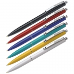 Ручка шариковая автоматическая Schneider "K15" синяя, 1,0мм, корпус ассорти, 3080