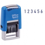 Нумератор мини автомат OfficeSpace, 3мм, 6 разрядов, пластик, BSt_40501