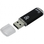 Память Smart Buy "V-Cut"  32GB, USB 2.0 Flash Drive, черный (металл. корпус ), SB32GBVC-K