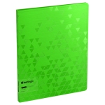 Папка с 20 вкладышами Berlingo "Neon", 17мм, 1000мкм, зеленый неон, с внутр. карманом, DB4_20392