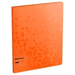 Папка с 20 вкладышами Berlingo "Neon", 17мм, 1000мкм, оранжевый неон, с внутр. карманом, DB4_20394