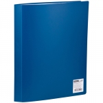 Папка с 40 вкладышами OfficeSpace А4, 21мм, 400мкм, пластик, синяя, F40L2_290