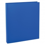 Папка на 4 кольцах OfficeSpace А4, 30мм, 500мкм, пластик, синяя, F4R2_304
