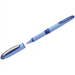 Ручка-роллер Schneider "One Hybrid N" синяя, 0,7мм, игольчатый пишущий узел, одноразовая, 183503