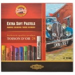 Пастель художественная Koh-I-Noor "Toison D`or Extra Soft 8554", 24 цвета, картон. упаковка, 8554024001KZ