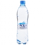 Вода питьевая негазированная АкваМинерале, 0,5л, пластиковая бутылка, 31187
