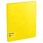 Папка с 60 вкладышами Berlingo "Neon", 24мм, 1000мкм, желтый неон, с внутр. карманом, DB4_60390