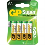 Батарейка GP Super AA (LR6) 15A алкалиновая, BC4, GP 15A-2CR4