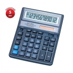 Калькулятор настольный Citizen SDC-888XBL, 12 разрядов, двойное питание, 158*203*31мм, синий, SDC-888XBL