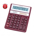 Калькулятор настольный Citizen SDC-888XRD, 12 разрядов, двойное питание, 158*203*31мм, красный, SDC-888XRD