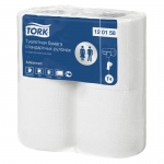 Бумага туалетная Tork "Advanced"(Т4) 2-слойная, стандарт. рулон, 23м/рул., 4шт., тиснение, белая, 120158