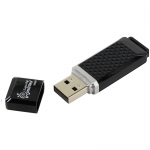 Память Smart Buy "Quartz"  16GB, USB 2.0 Flash Drive, черный, SB16GBQZ-K