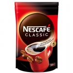 Кофе растворимый Nescafe "Classic", гранулированный/порошкообразный, с молотым, мягкая упаковка, 130г, 12410767