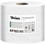 Полотенца бумажные в рулонах Veiro Professional "Basic"(С1) 1-слойные, 300м/рул., ЦВ, цвет натуральный, KP105