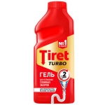 Средство для устранения засоров Tiret "Turbo", гель, 500мл, 4607109400807