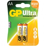 Батарейка GP Ultra AA (LR6) 15AU алкалиновая, BC2, GP 15AU-CR2