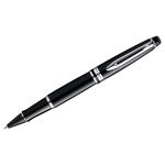 Ручка-роллер Waterman "Expert Black Lacquer СT", черная, 0,8мм, подарочная упаковка, S0951780