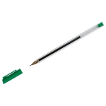 Ручка шариковая СТАММ "800" зеленая, 0,7мм, РШ-30358