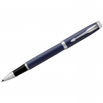 Ручка-роллер Parker "IM Matte Blue CT" черная, 0,8мм, подарочная упаковка, 1931661