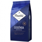 Кофе в зернах Poetti "Leggenda Espresso", вакуумный пакет, 1кг, 18004
