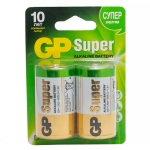Батарейка GP Super D (LR20) 13A алкалиновая, BC2, GP 13A-2CR2