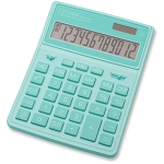 Калькулятор настольный Citizen SDC444XRGNE, 12 разрядов, двойное питание, 155*204*33мм, бирюзовый, SDC444XRGNE