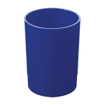 Подставка-стакан СТАММ "Лидер", пластиковая, круглая, синяя, ПС-30504
