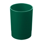 Подставка-стакан СТАММ "Лидер", пластиковая, круглая, зеленая, ПС-30505