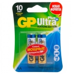 Батарейка GP Ultra Plus AA (LR6) 15AUP алкалиновая, BC2, GP 15AUP-2CR2