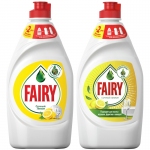 Средство для мытья посуды Fairy "Сочный лимон", 450мл, 4015400869504